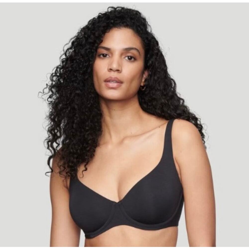 CUUP The Scoop Underwire Bra Black 34E